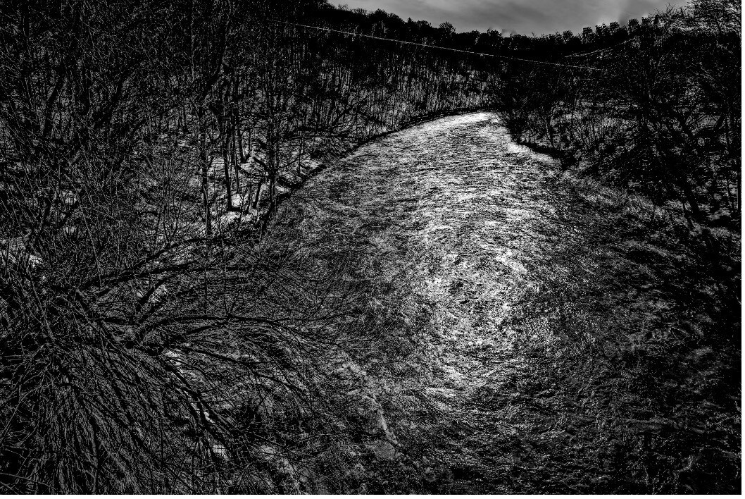 Upstream: River Nith in Paris, ON