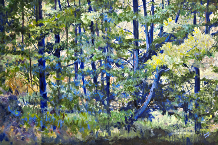 Blue Trees