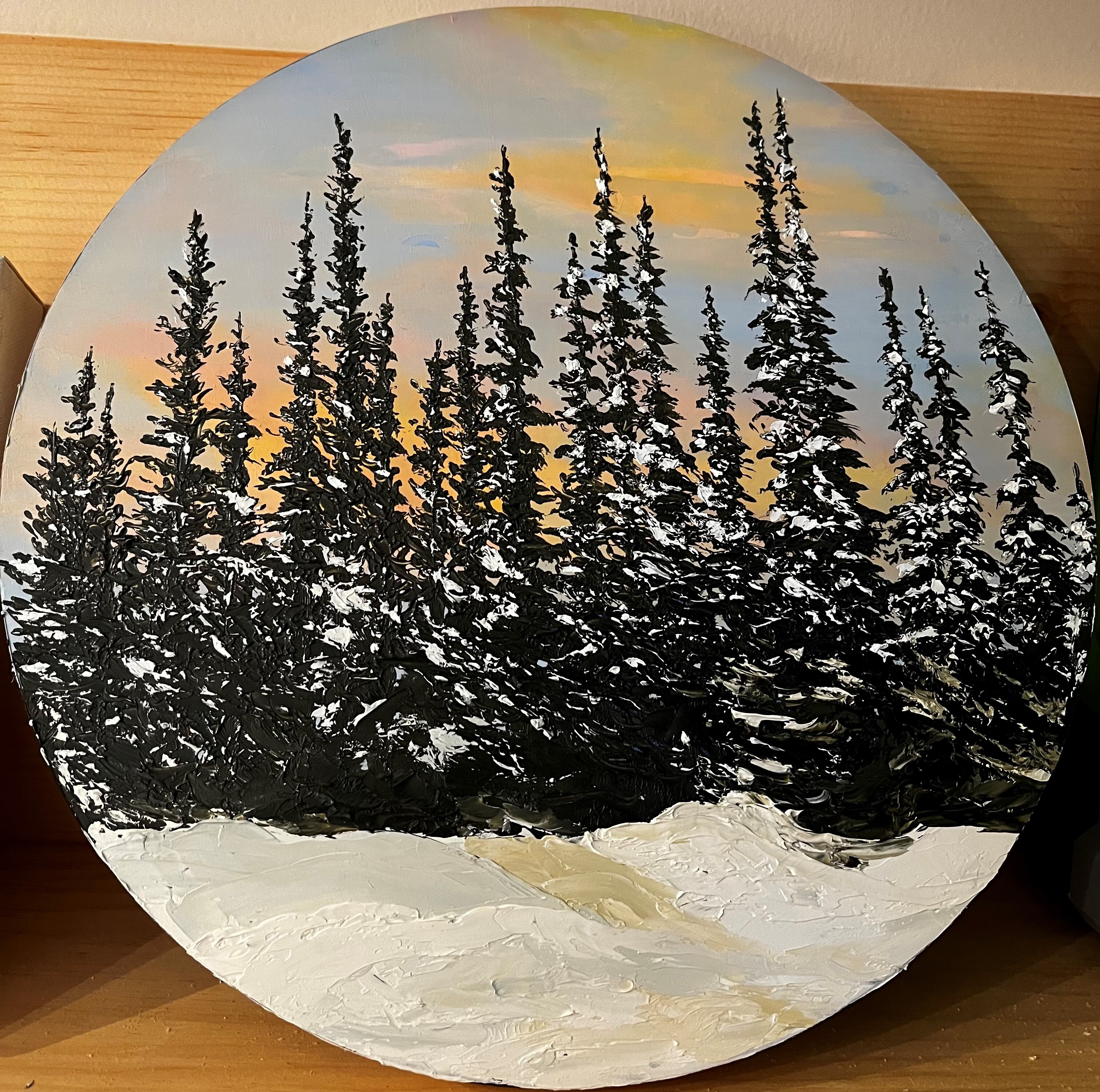 Frame of Evergreens