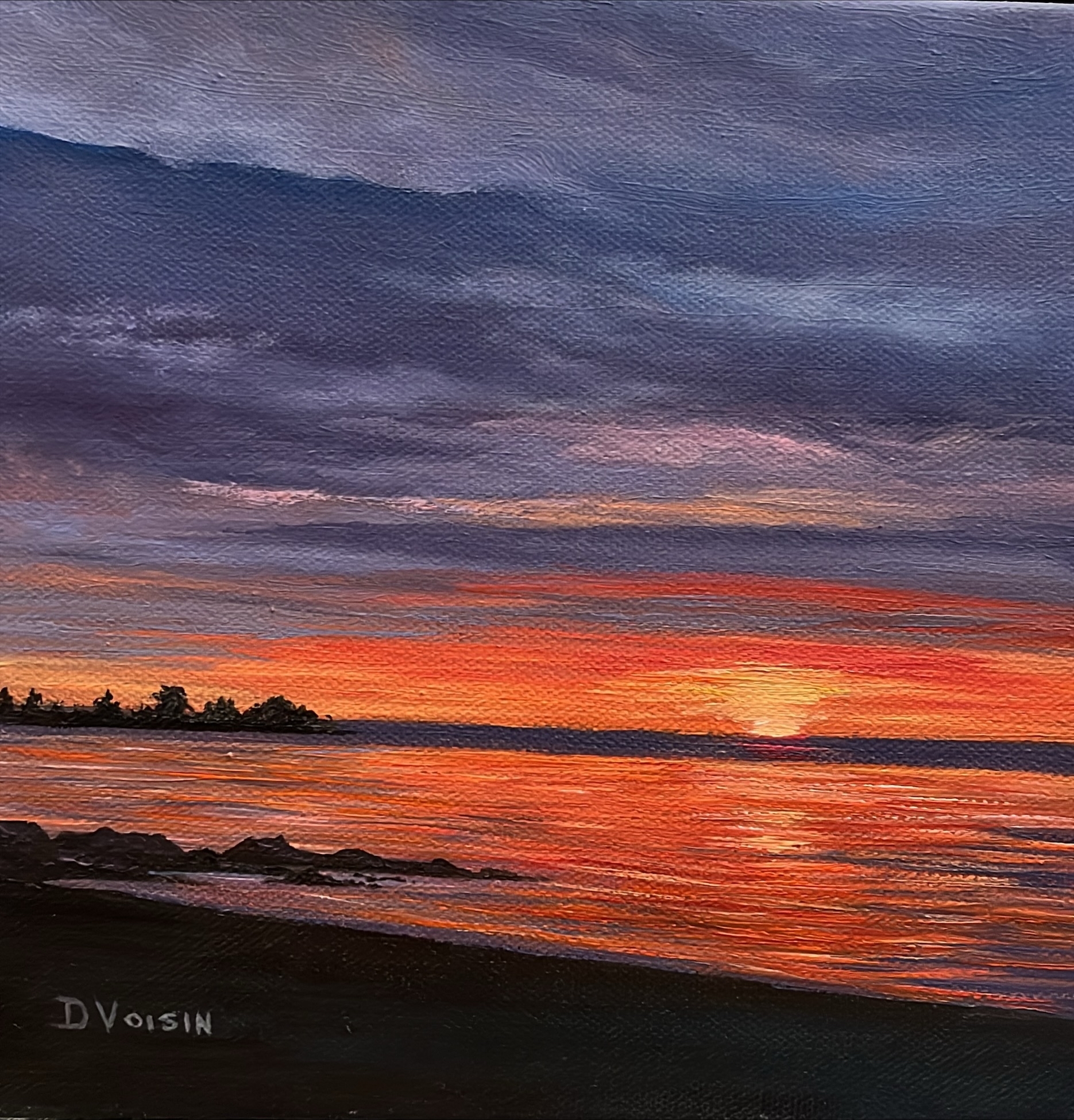 Lake Hurons Southampton Shore Sunset