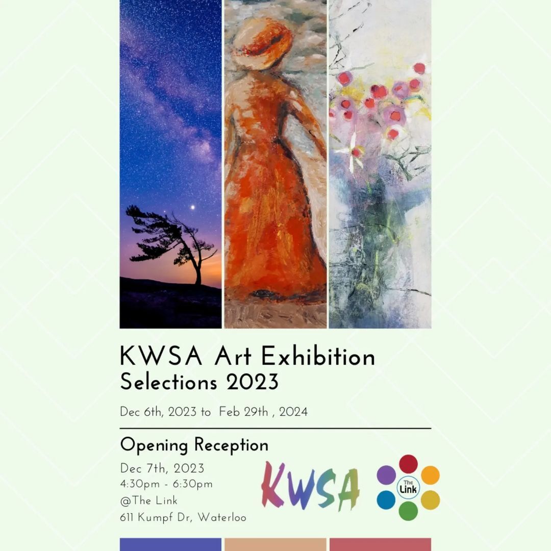 I am so grateful The Link is able to host such beautiful works of art by @kwsartists. "Selections 2023" is open for viewing from now until February 29th, 2024. Don't miss out!!
