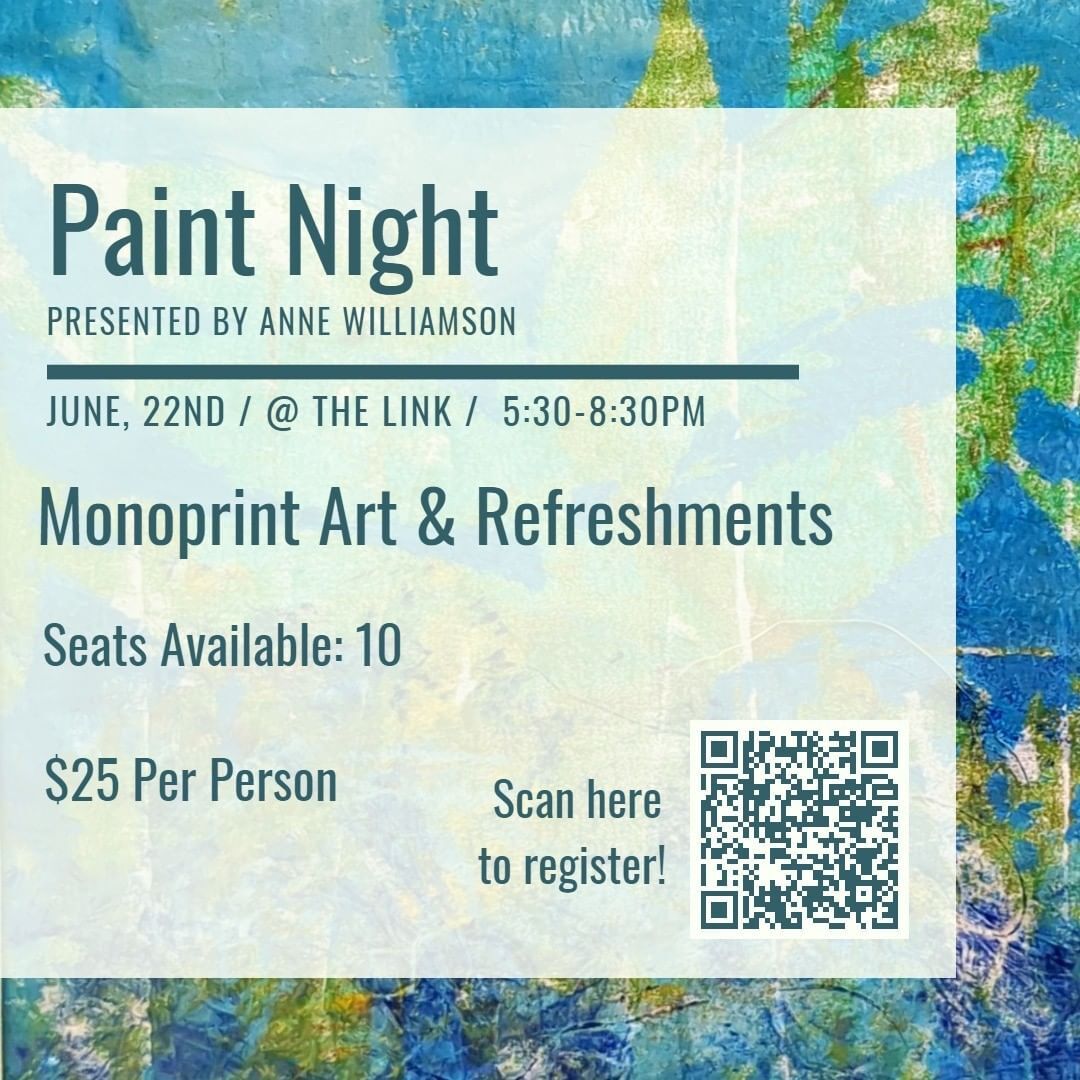 The Link will be hosting a Monoprint Art workshop on Thursday, June 22nd. There are only 10 seats, and $25 per person. 

What is Monoprinting? 

Monoprinting produces a single non-repeatable print – a one of a kind image.

We will use “Gelli” plates, acrylic paint, breyers and yes, real leaves and botanicals to create unique prints. Your prints can be framed or fixed to note cards (super hostess gifts).

See examples of Botanical Monoprints in the Exhibition: Botanicals at the Link from June to September. 

Follow this link to register: https://forms.gle/K5h2W4VjqKFuBH1t5