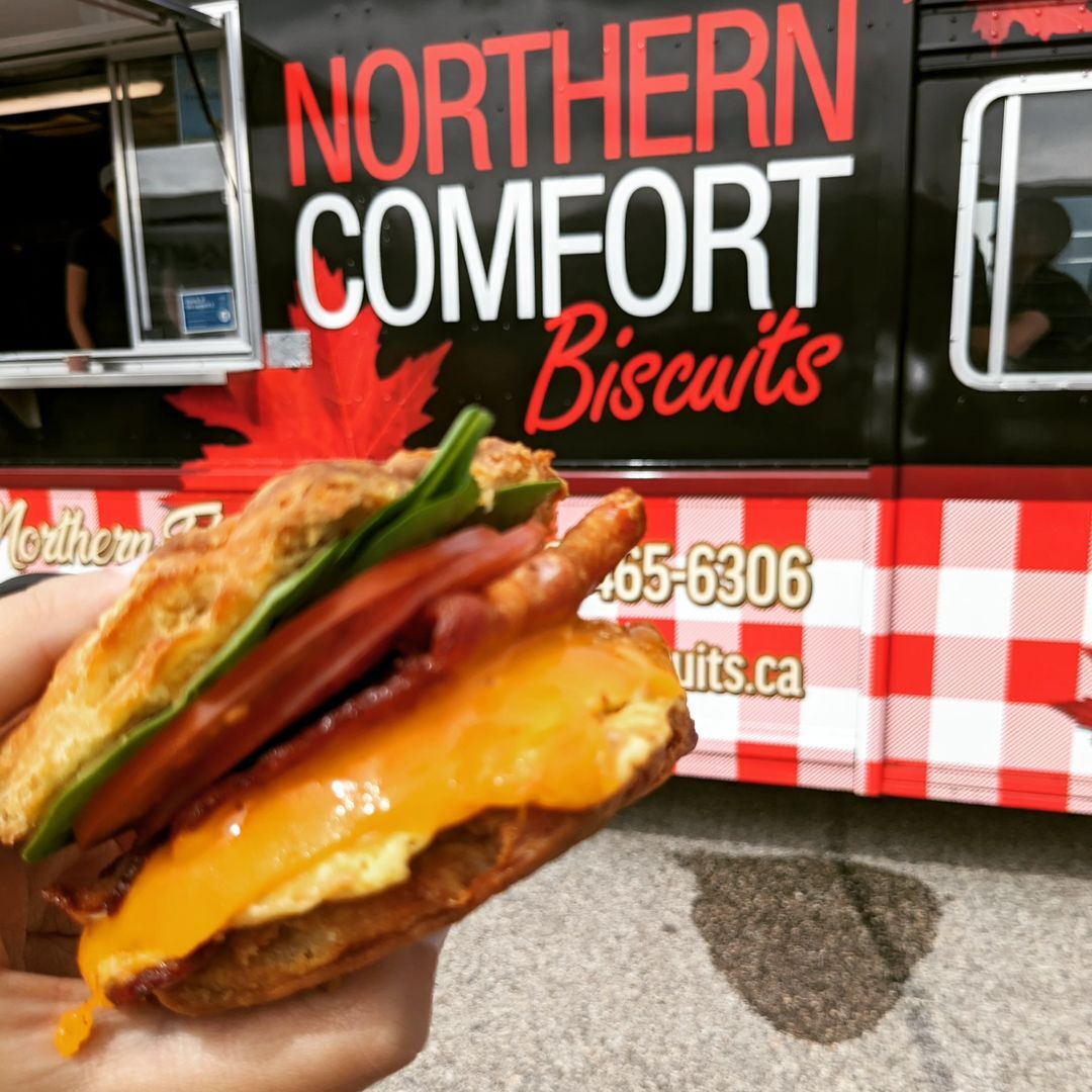 @northerncomfortbiscuits nailed it again with another mouthwatering sandwich. #yum #foodtruck