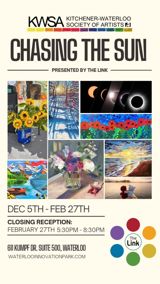 ☀️ Time to start Chasing the Sun! ☀️

The Link is thrilled to collaborate with @kwsartists once again for the winter season exhibit! Enjoy the celebration of light in all its forms in nature! Here until February 27th. 

#kwartist #kwart #kwartgallery #artgallery #communityarts